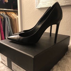 Black YSL pumps Akpoo